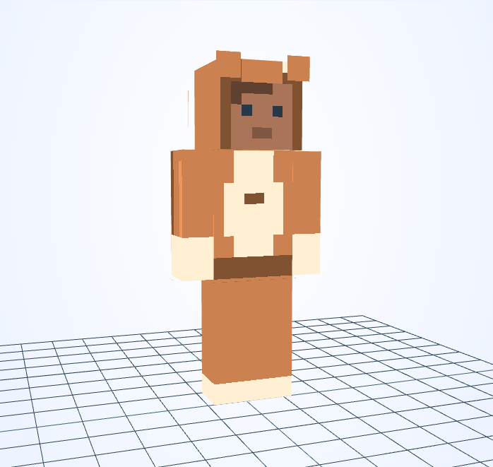 Pijama de zorro — skin de Minecraft