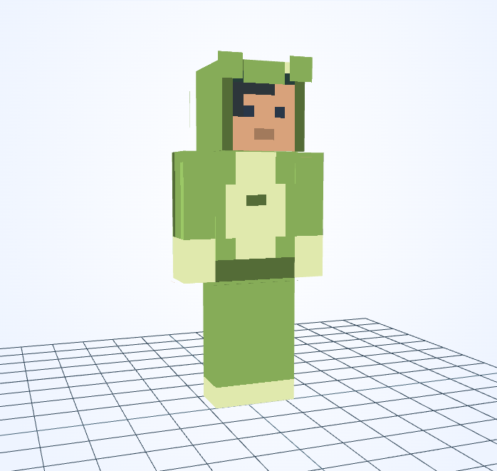 Sudadera de rana — skin de Minecraft